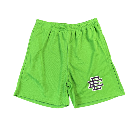ERIC EMANUEL EE BASIC SHORTS SLIME GREEN/BLACK - Prime Reps