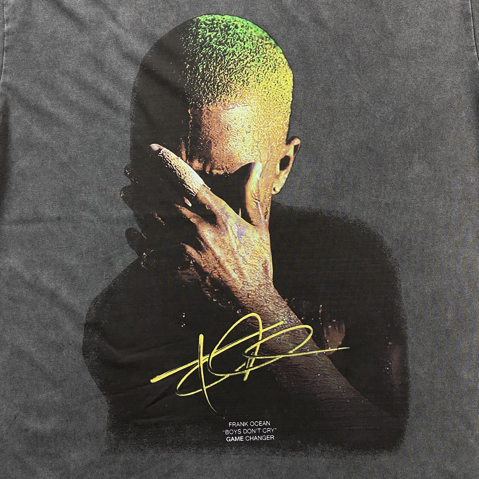FRANK OCEAN VINTAGE GRAPHIC TEE DARK GREY - Prime Reps