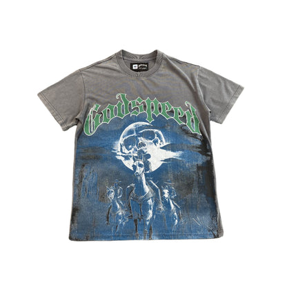 GODSPEED AMIGOS T-SHIRT WASHED GREY - Prime Reps