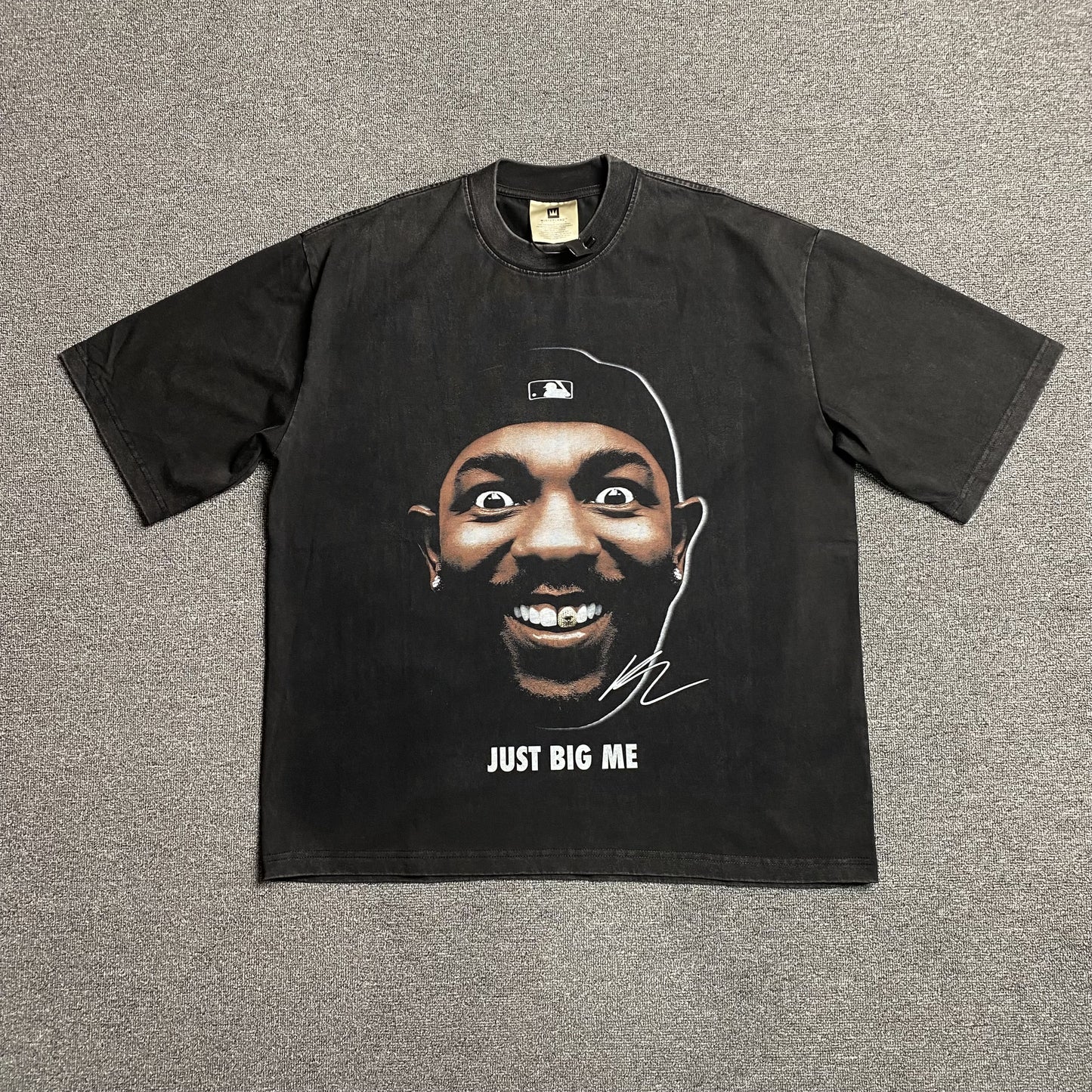 KENDRICK LAMAR VINTAGE GRAPHIC TEE DARK GREY - Prime Reps