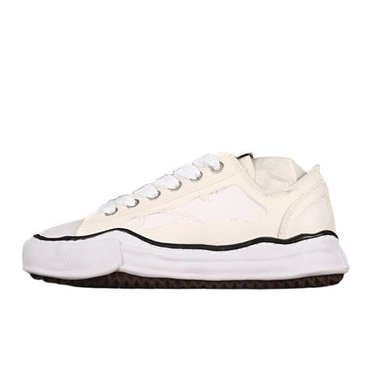 MAISON MIHARA YASUHIRO PETERSON OG SOLE CANVAS LOW WHITE - Prime Reps