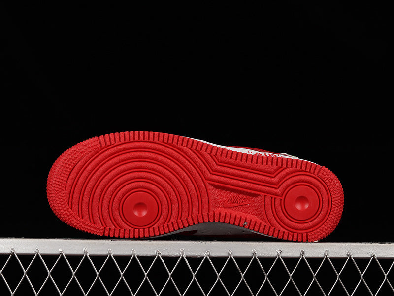 NIKE AIR FORCE 1 x LOUIS VUITTON VIRGIL ABLOH WHITE RED - Prime Reps