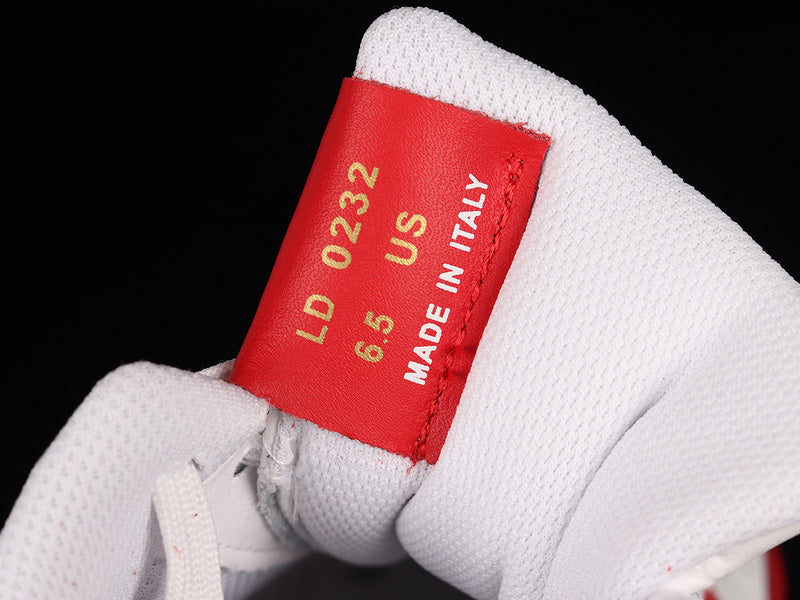 NIKE AIR FORCE 1 x LOUIS VUITTON VIRGIL ABLOH WHITE RED - Prime Reps