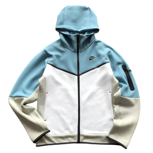 NIKE TECH FLEECE PANTS x BABY BLUE/GREY/WHITE - Prime Reps