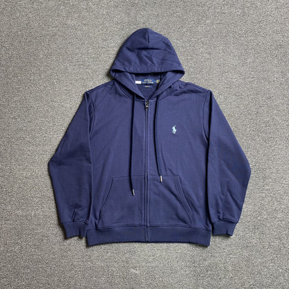 POLO RALPH LAUREN ZIP-UP HOODIE NAVY - Prime Reps