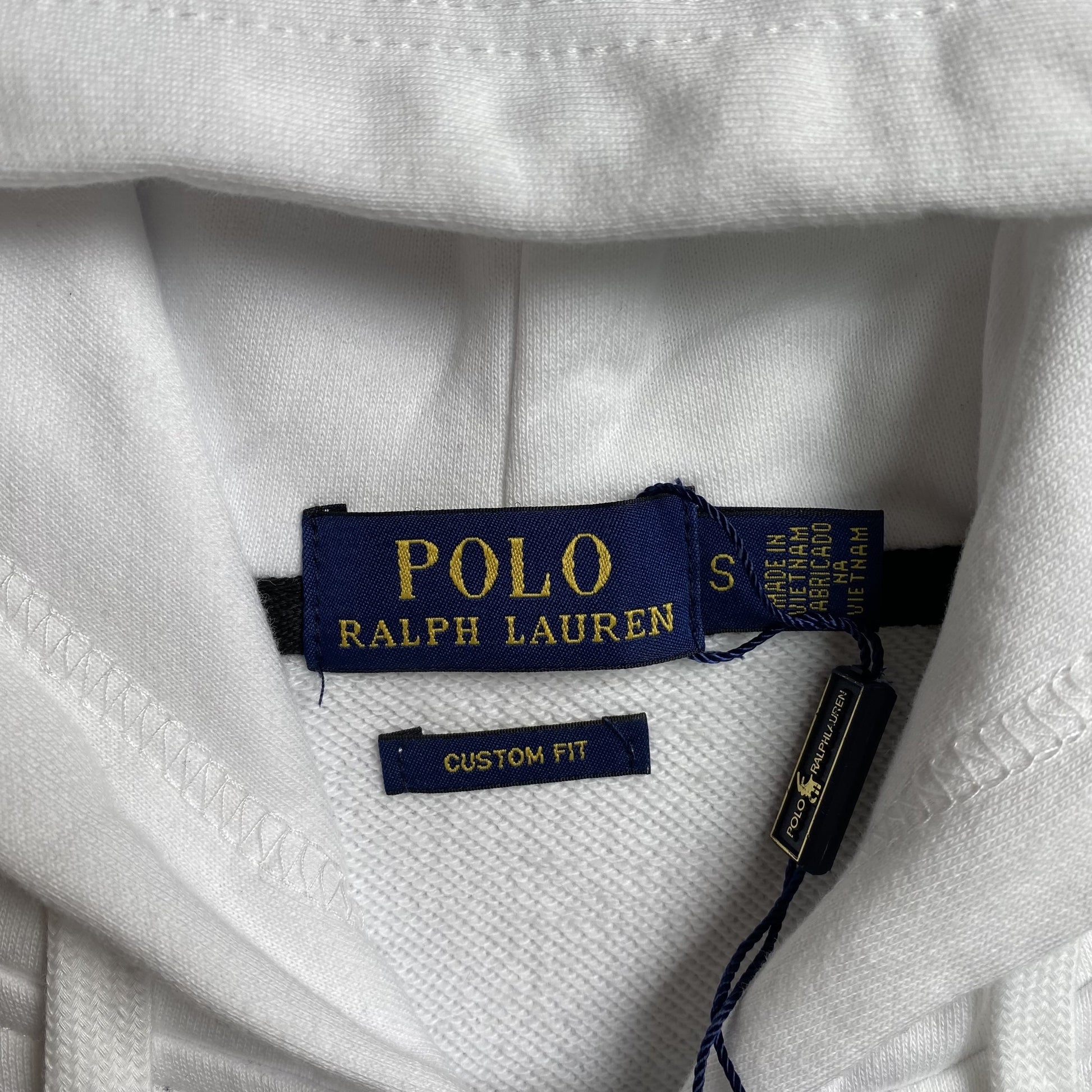 POLO RALPH LAUREN ZIP-UP HOODIE WHITE - Prime Reps