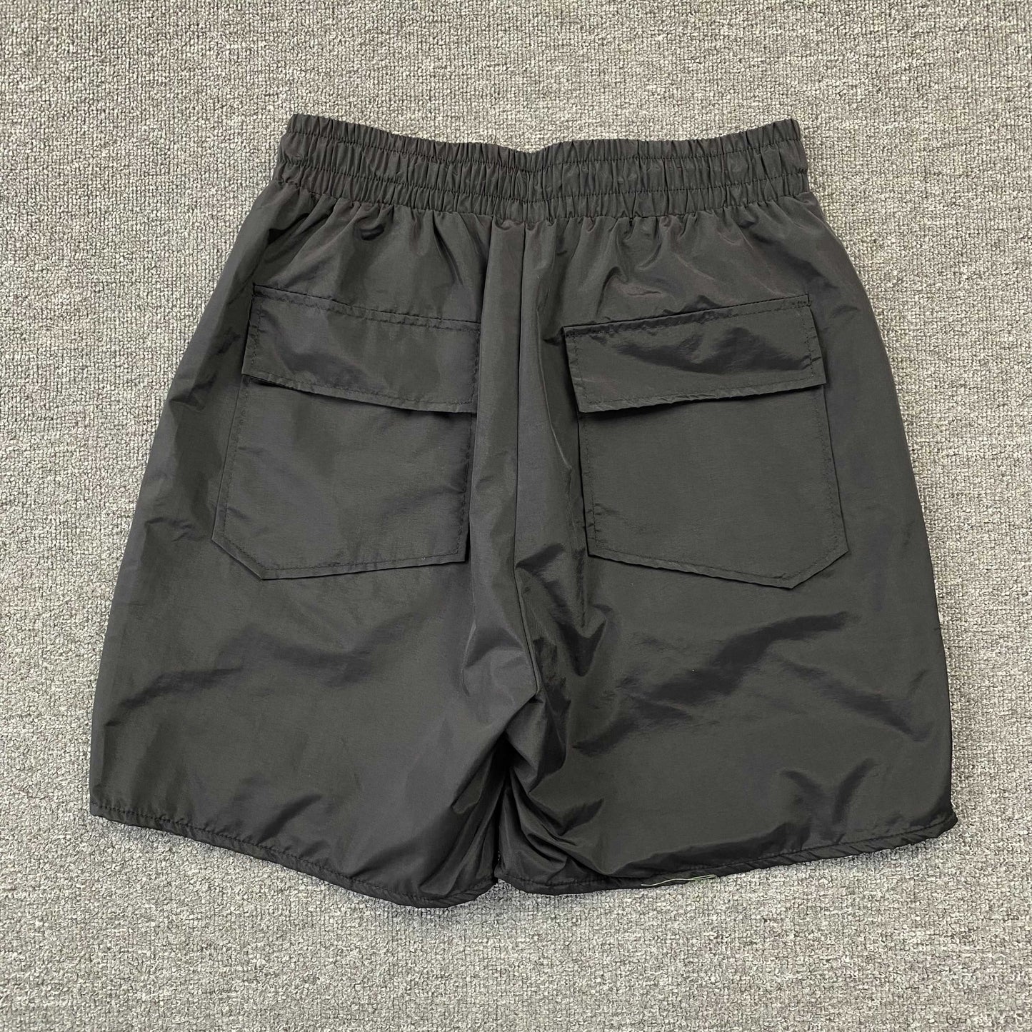 RHUDE RH LOGO SHORTS BLACK - Prime Reps
