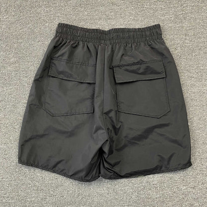RHUDE RH LOGO SHORTS BLACK - Prime Reps