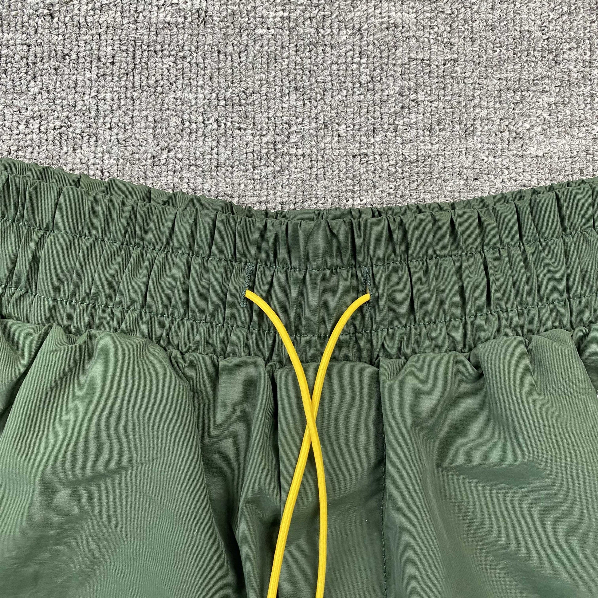 RHUDE RH LOGO SHORTS GREEN - Prime Reps