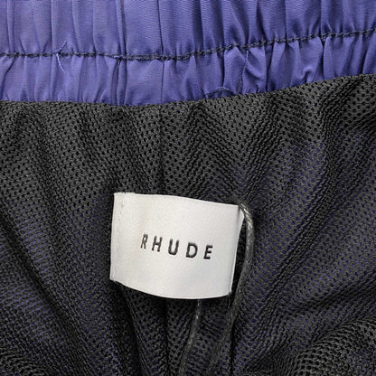 RHUDE RH LOGO SHORTS NAVY - Prime Reps
