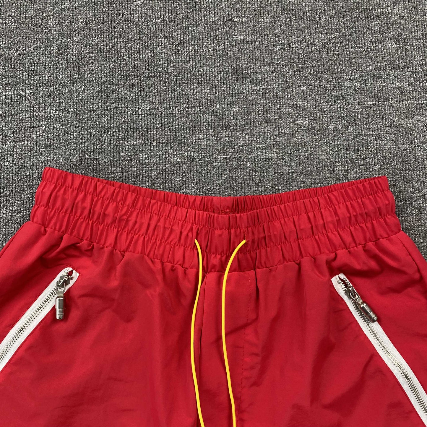 RHUDE RH LOGO SHORTS RED - Prime Reps