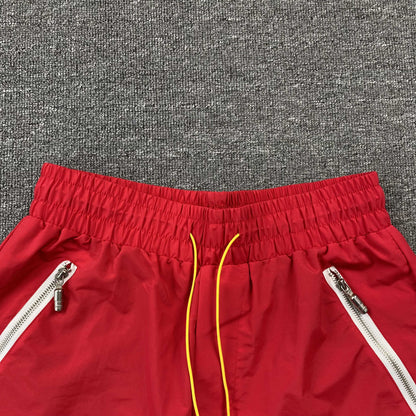 RHUDE RH LOGO SHORTS RED - Prime Reps