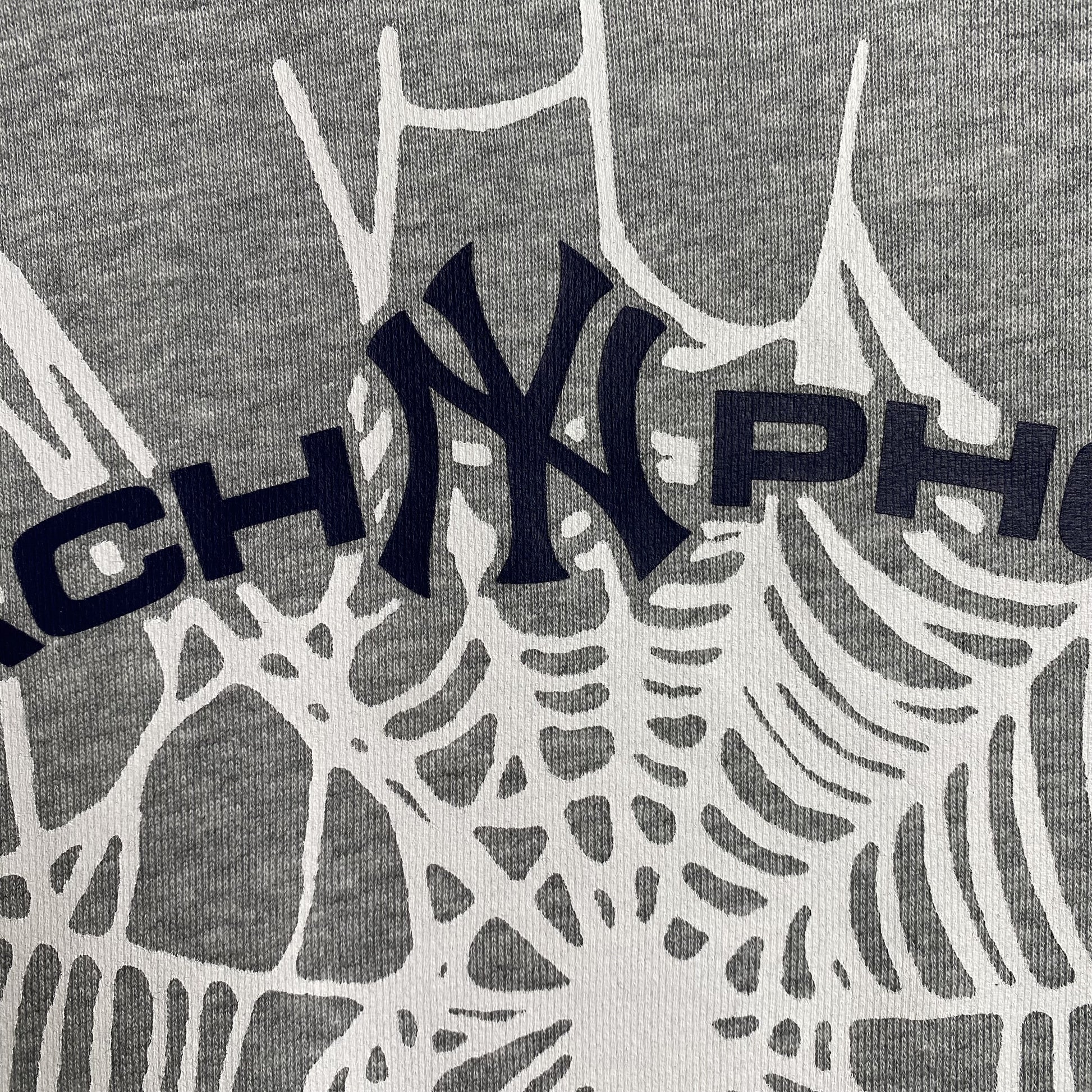 SP5DER ARACH NY PHOBIA HOODIE ASH GREY - Prime Reps
