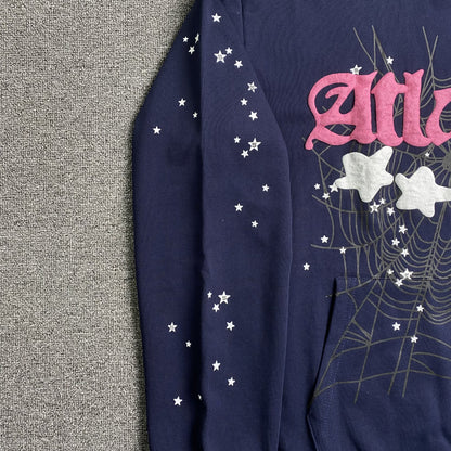 SP5DER ATLANTA HOODIE NAVY - Prime Reps