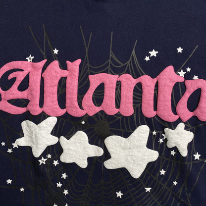 SP5DER ATLANTA HOODIE NAVY - Prime Reps