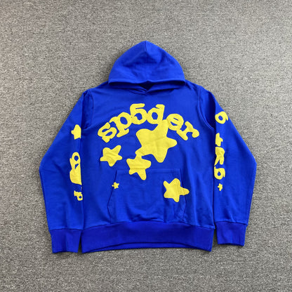 SP5DER BELUGA HOODIE TC BLUE - Prime Reps