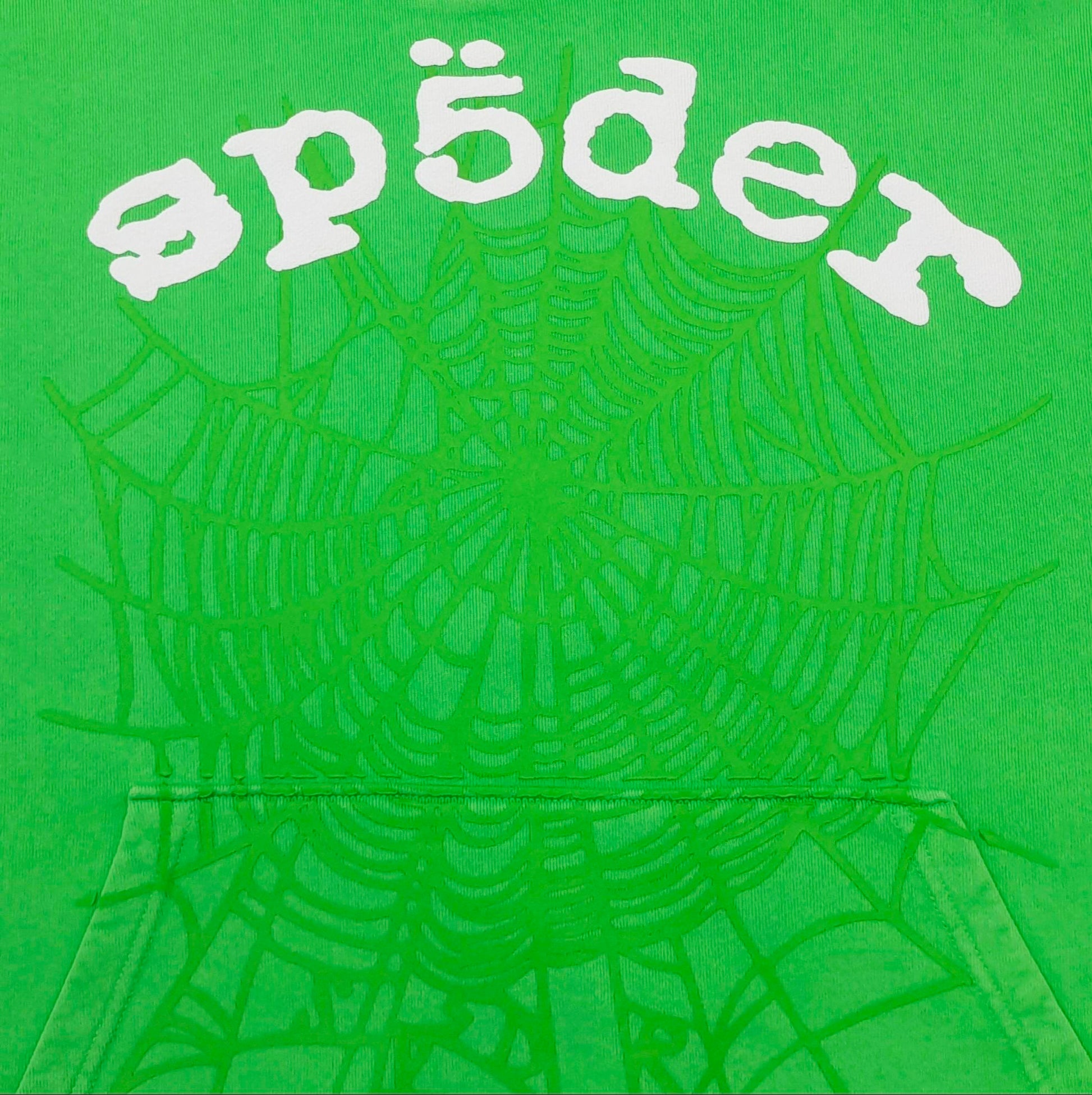 SP5DER LEGACY HOODIE GREEN - Prime Reps