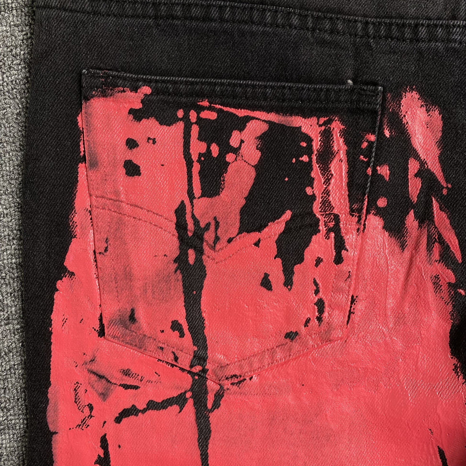 SP5DER PAINTED MOTO DENIM BLACK - Prime Reps