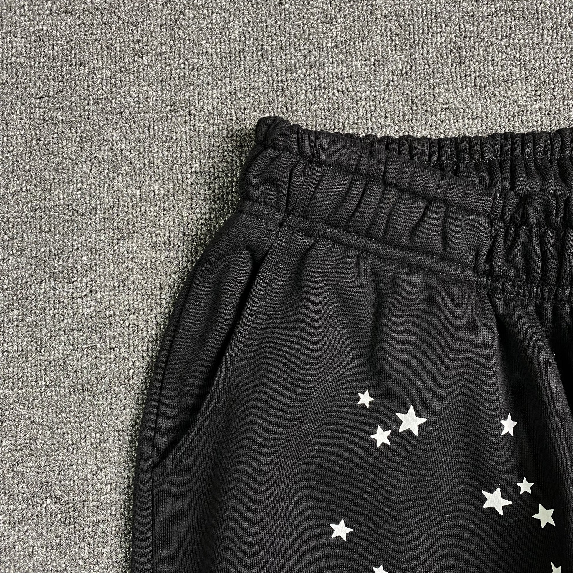 SP5DER SOUVENIR SP5 SWEATPANTS BLACK - Prime Reps
