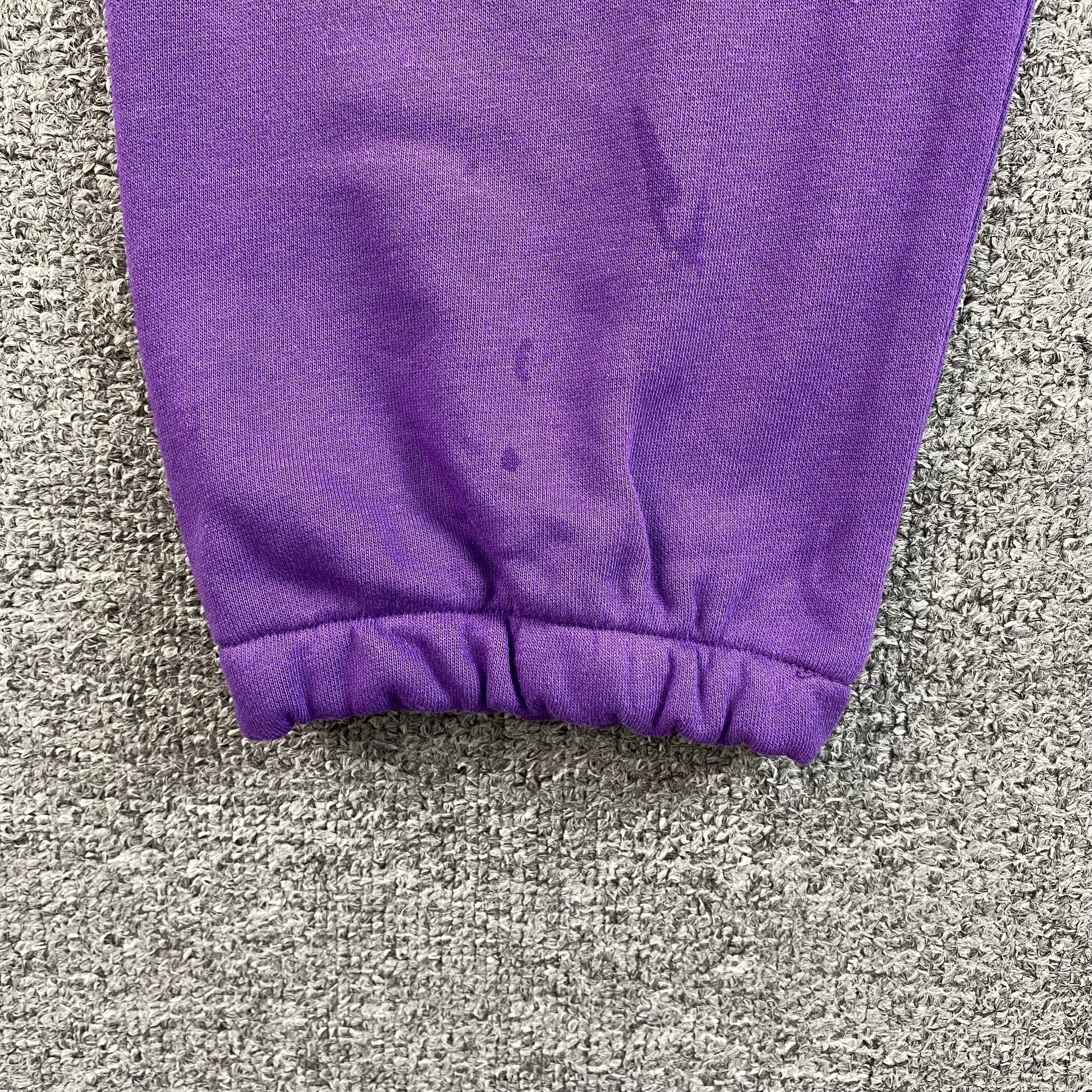 SP5DER STAR OG WEB V2 SWEATPANTS SLIME PURPLE - Prime Reps