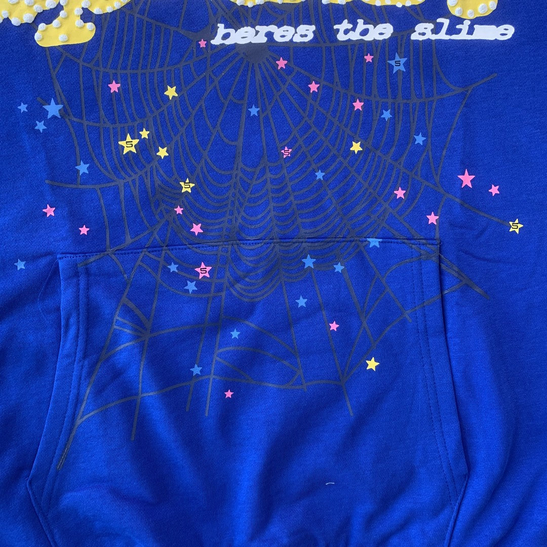 SP5DER TC HOODIE BLUE - Prime Reps