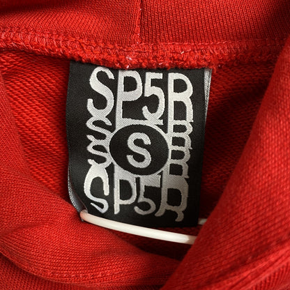 SP5DER x METRO BOOMIN HEROS AND VILLAINS HOODIE RED - Prime Reps