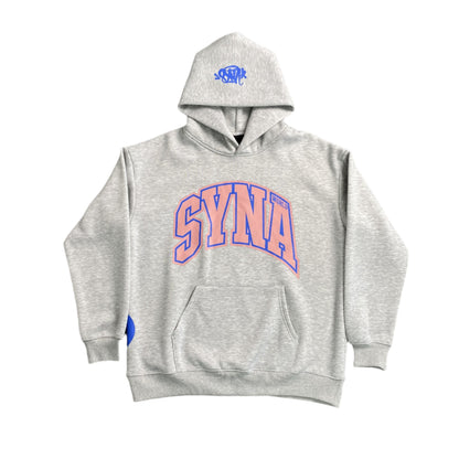 SYNA WORLD COLLEGE HOODIE GREY - Prime Reps