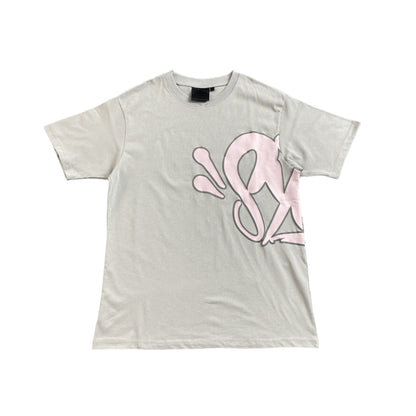 SYNA WORLD T-SHIRT GREY PINK - Prime Reps