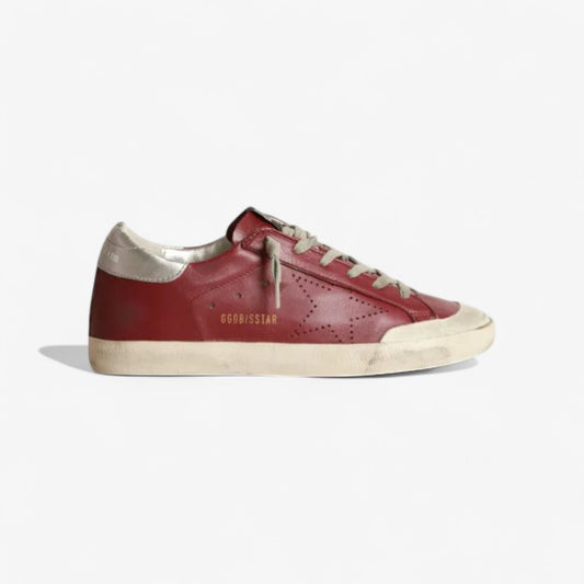 Superstar Sneakers In Nappa Leather With Perforated Star