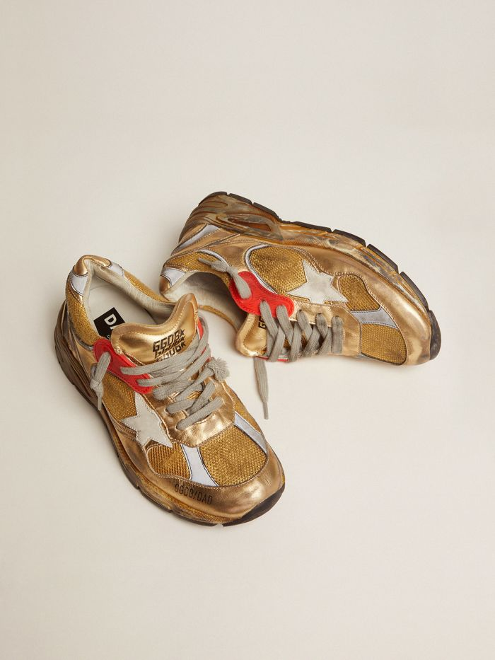 Women’s Gold Dad-star Sneakers