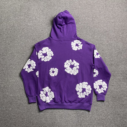 DENIM TEARS COTTON WREATH HOODIE PURPLE
