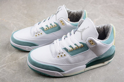 AIR JORDAN 3 RETRO MARS STONE AJ3 BLUE/WHITE - Prime Reps