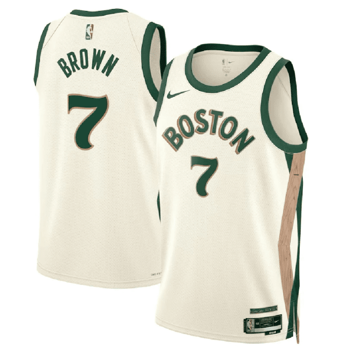JAYLEN BROWN BOSTON CELTICS 2023-24 CITY EDITION JERSEY - Prime Reps
