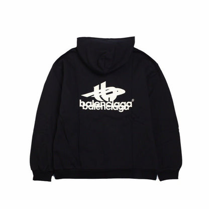 Balenciaga Black Graphic Hoodie - Prime Reps