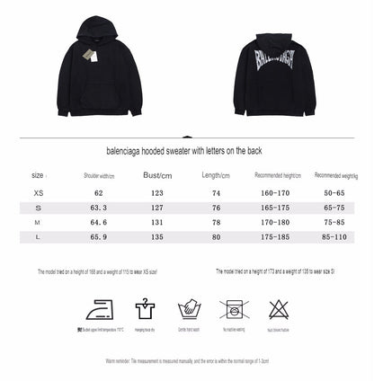 Balenciaga Black Hoodie - Prime Reps