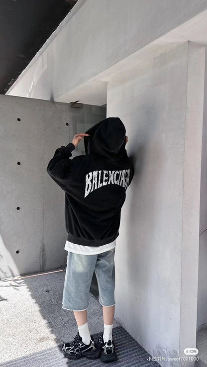 Balenciaga Black Hoodie - Prime Reps