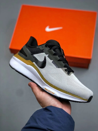 Nike Structure 25 in White/Yellow/Black: Architectural Guidance
