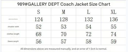 GALLERY DEPT. MONTECITO FRENCH LOGO JACKET (Copy)