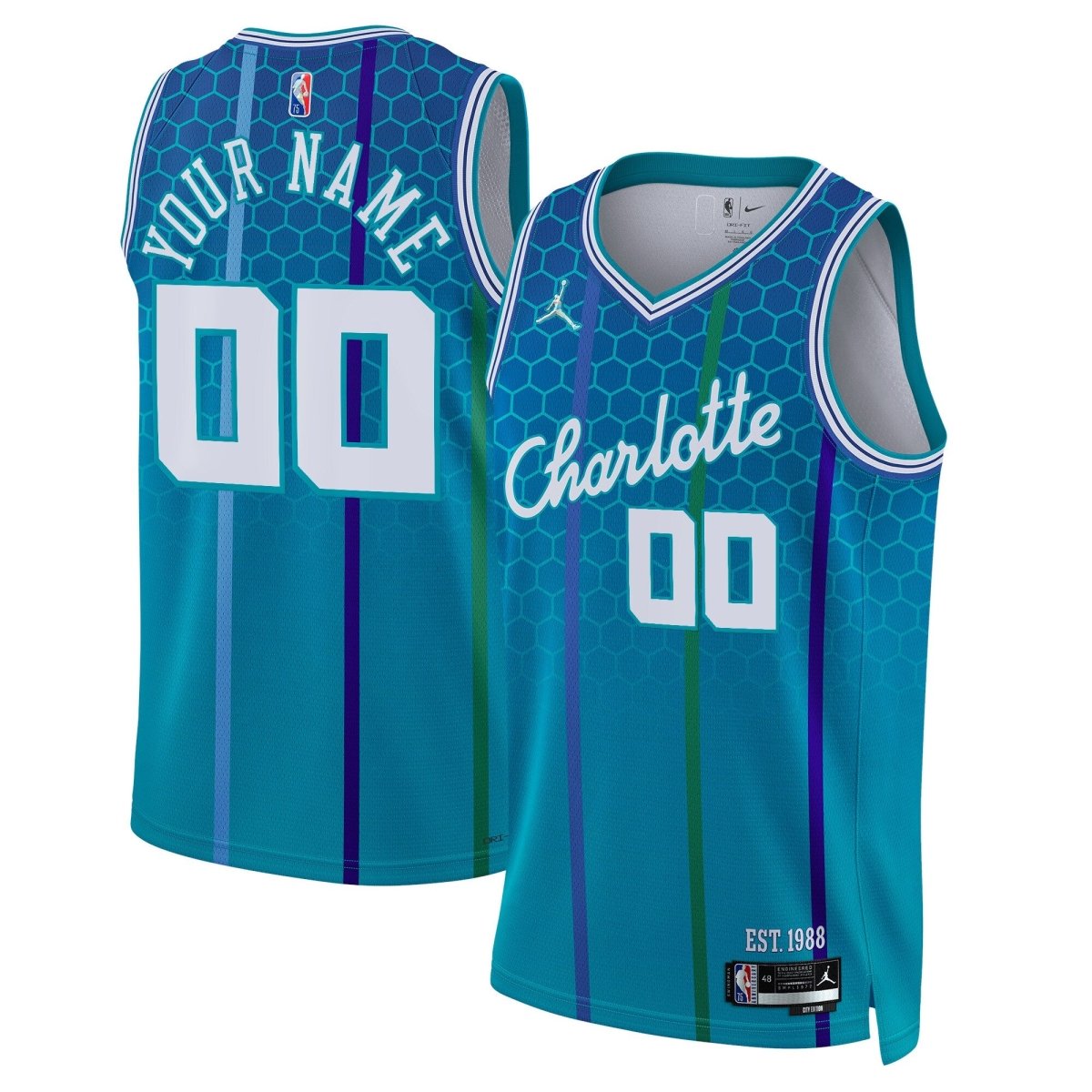 CUSTOM CHARLOTTE HORNETS 2021-22 CITY EDITION JERSEY - Prime Reps
