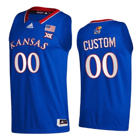 CUSTOM KANSAS JAYHAWKS COLLEGE JERSEY - Prime Reps