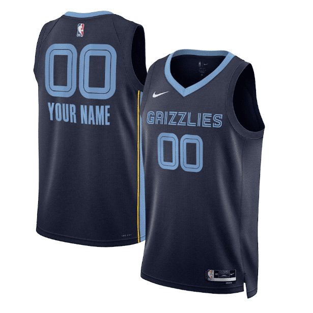 CUSTOM MEMPHIS GRIZZLIES ICON JERSEY - Prime Reps