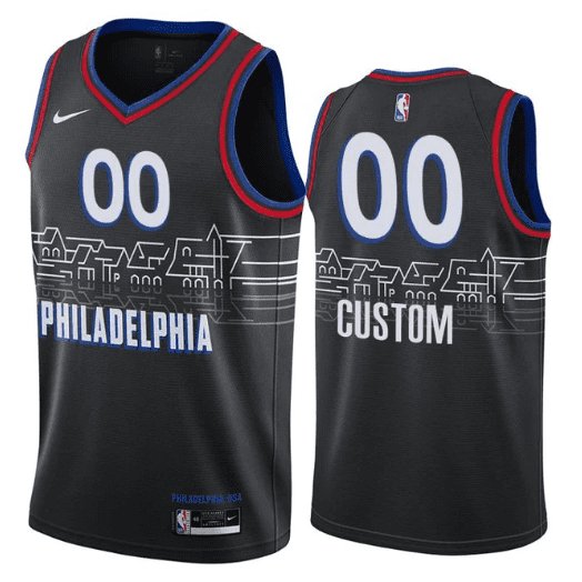 CUSTOM PHILADELPHIA 76ERS CITY EDITION JERSEY - Prime Reps