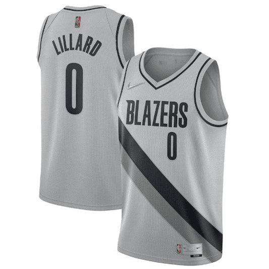 DAMIAN LILLARD PORTLAND TRAIL BLAZERS 2020-21 EARNED EDITION JERSEY - Prime Reps