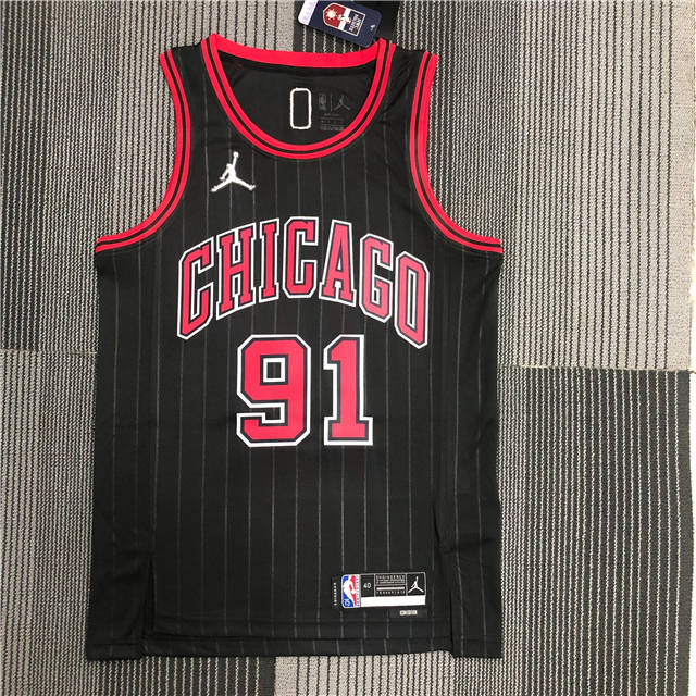 DENNIS RODMAN CHICAGO BULLS STATEMENT JERSEY - Prime Reps