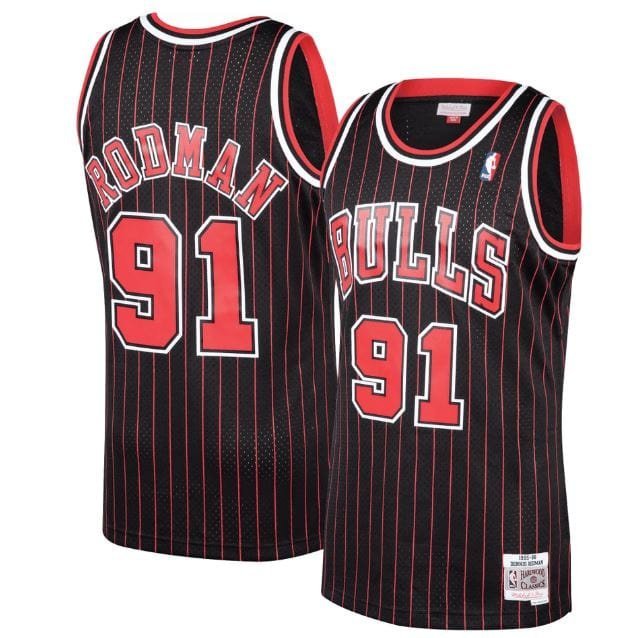 DENNIS RODMAN CHICAGO BULLS THROWBACK JERSEY - Prime Reps