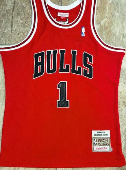 DERRICK ROSE CHICAGO BULLS THROWBACK JERSEY - Prime Reps