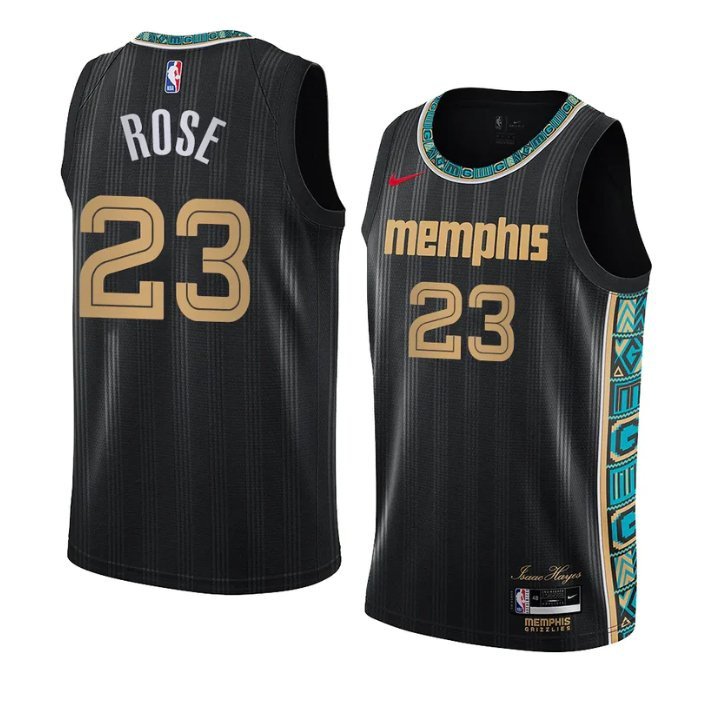 DERRICK ROSE MEMPHIS GRIZZLIES CITY EDITION JERSEY - Prime Reps