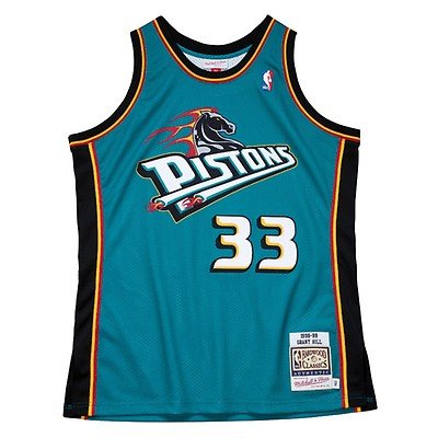 GRANT HILL DETROIT PISTONS THROWBACK JERSEY - Prime Reps