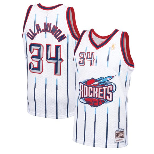 HAKEEM OLAJUWON HOUSTON ROCKETS THROWBACK JERSEY - Prime Reps
