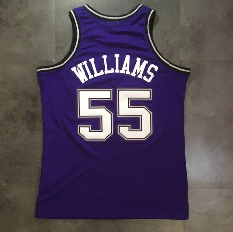 JASON WILLIAMS SACRAMENTO KINGS THROWBACK JERSEY - Prime Reps